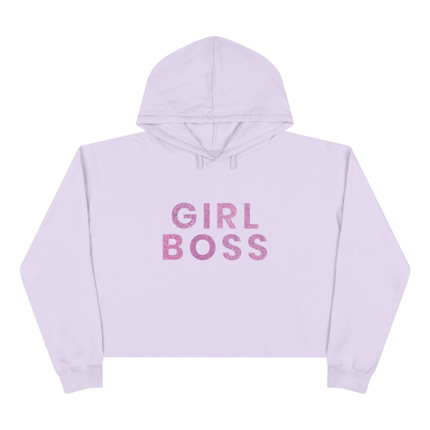Glitter Boss Crop Hoodie