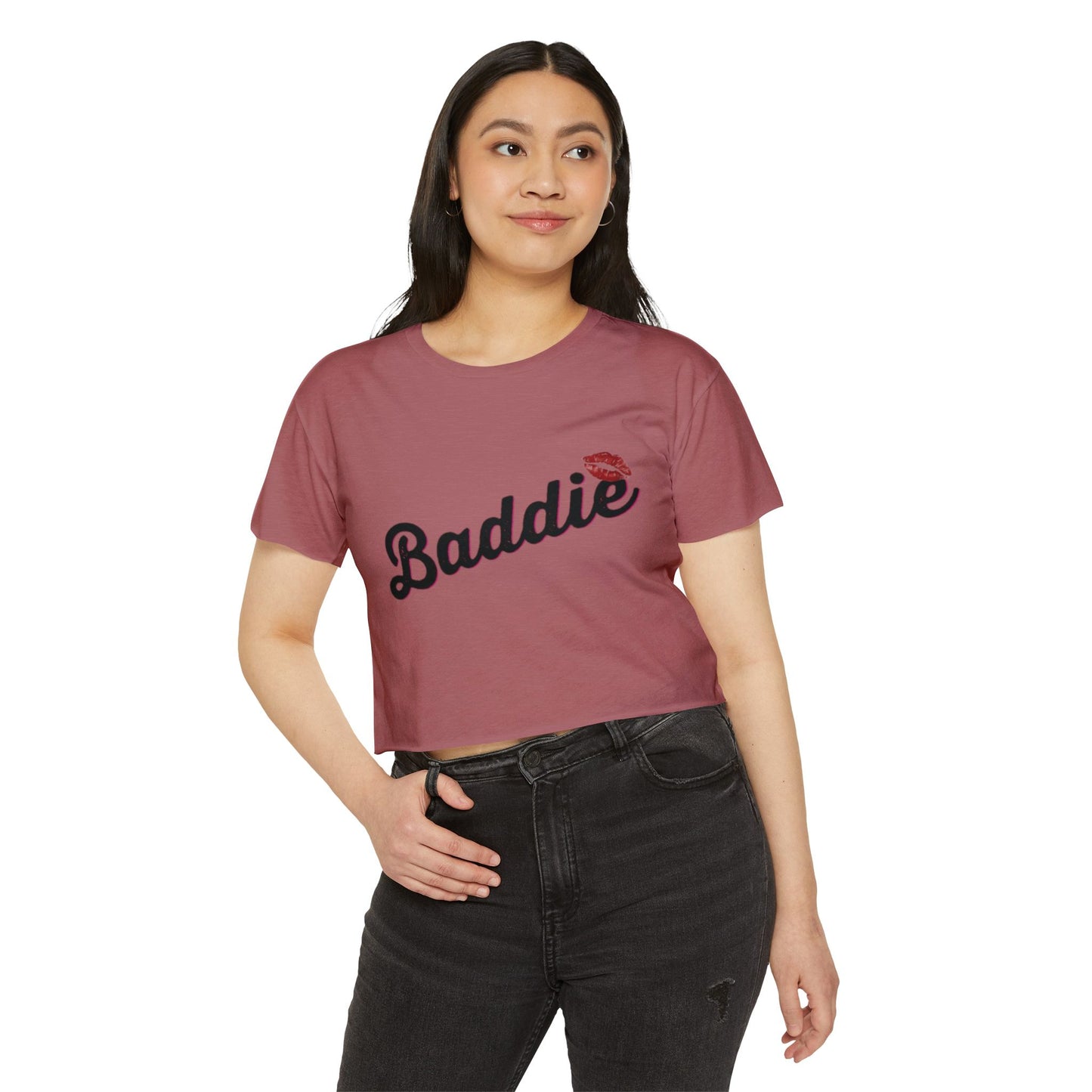 "Baddie Kiss Crop"