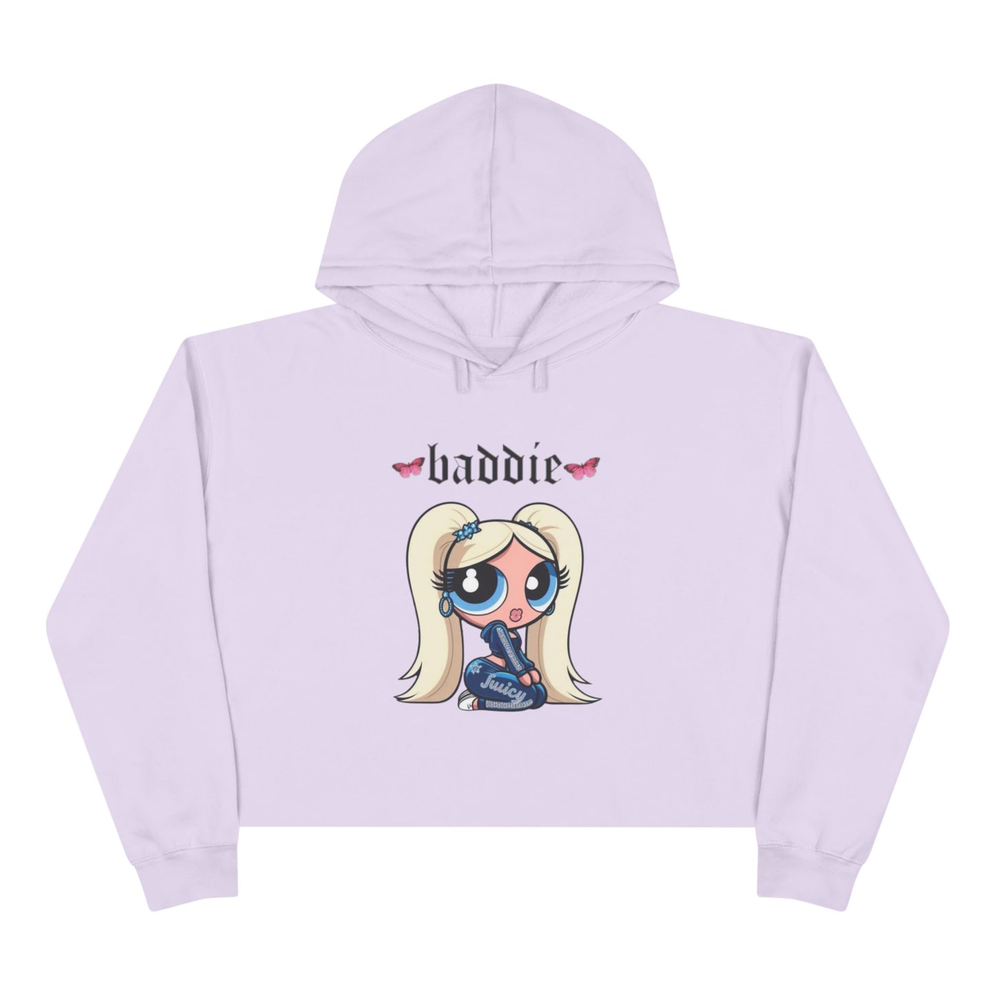 Juicy Blonde Attitude Crop Hoodie