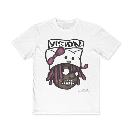 "Vision x Hustle Tee – Kitty Mode"