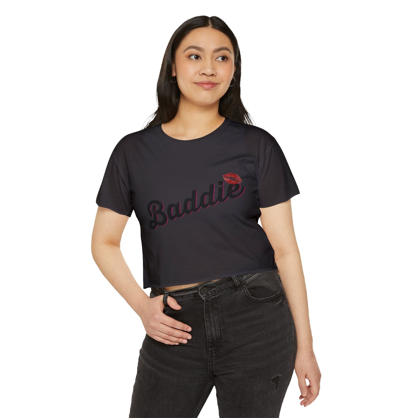"Baddie Kiss Crop"